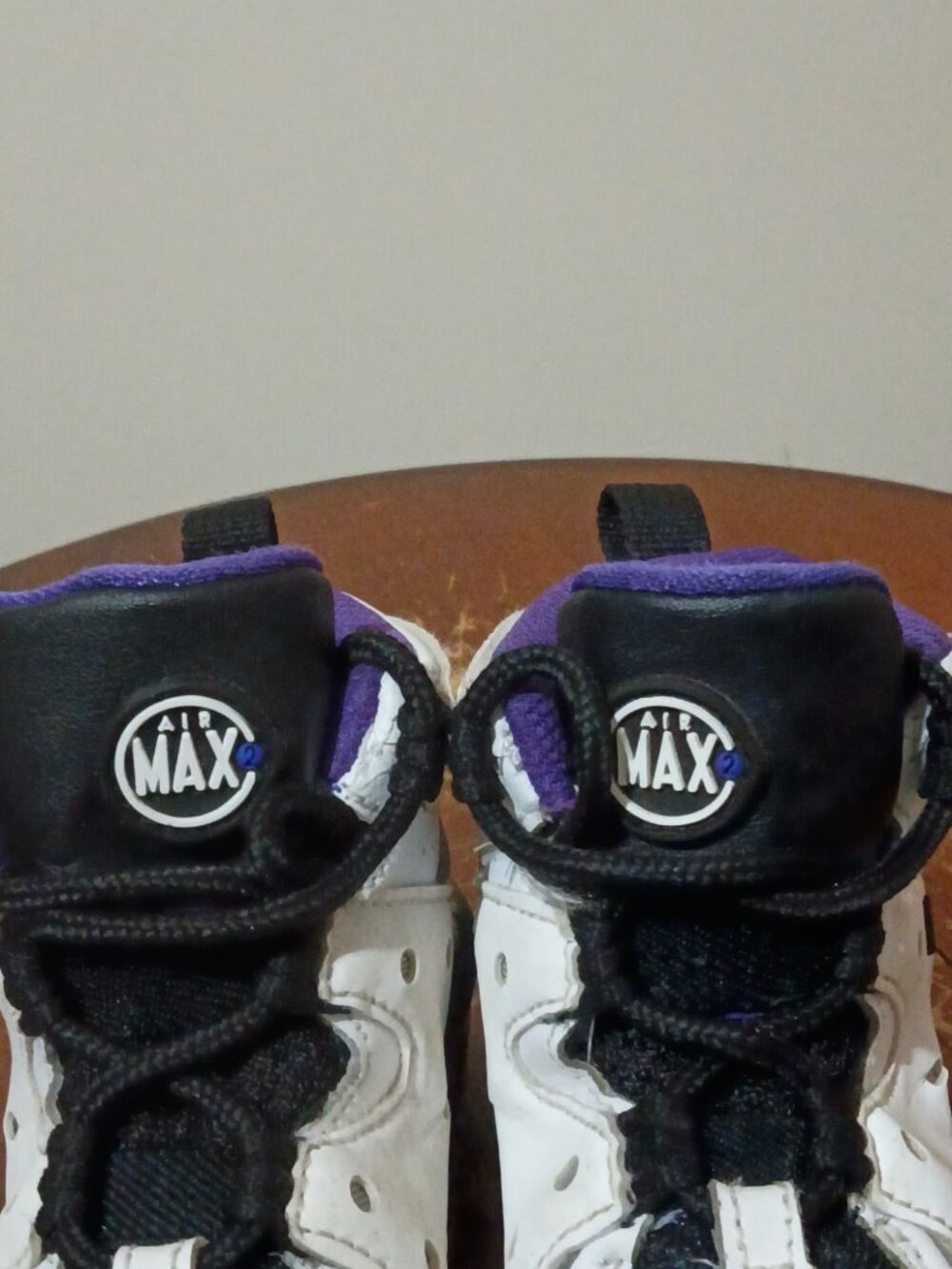 Nike Air Max CB94 Shoes Baby Toddler Size 6C White Black Purple 408886-105 - Picture 6 of 13